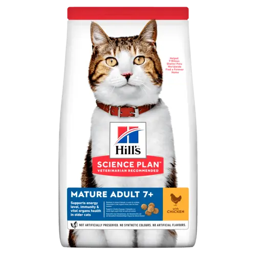 Hill‘s Science Plan Cat Mature Adult 7+ Chicken (7 kg) - Kundernas favorit