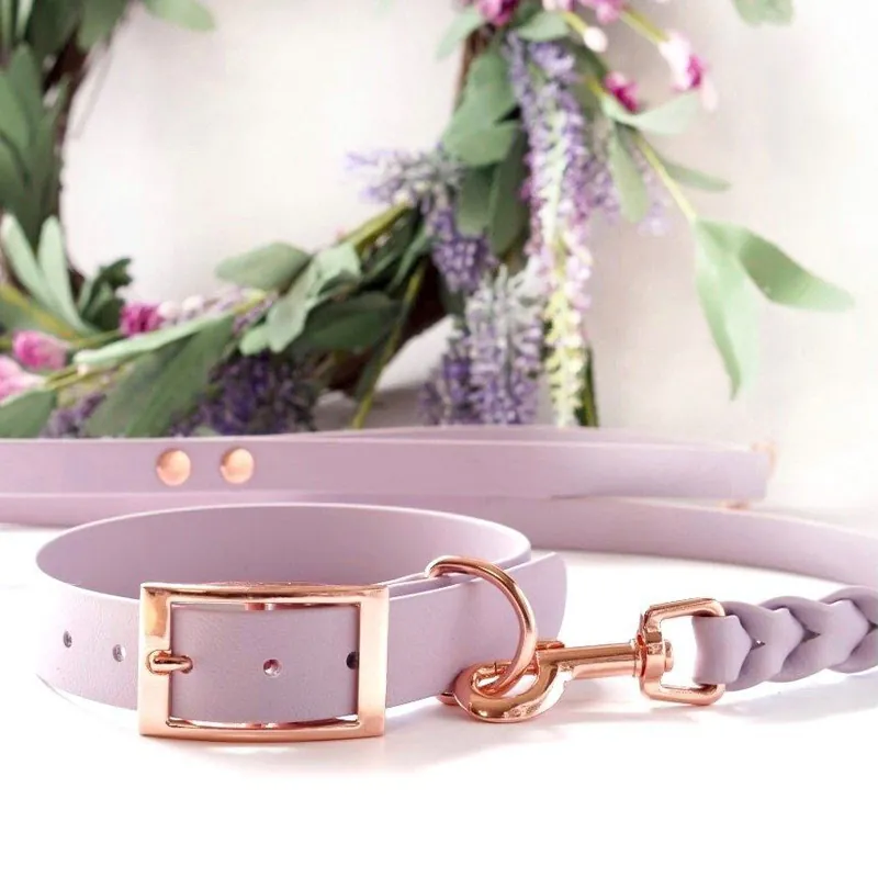 Ny lansering - Tyylivoitto Classy Hundhalsband Stor Modell Lila (M)