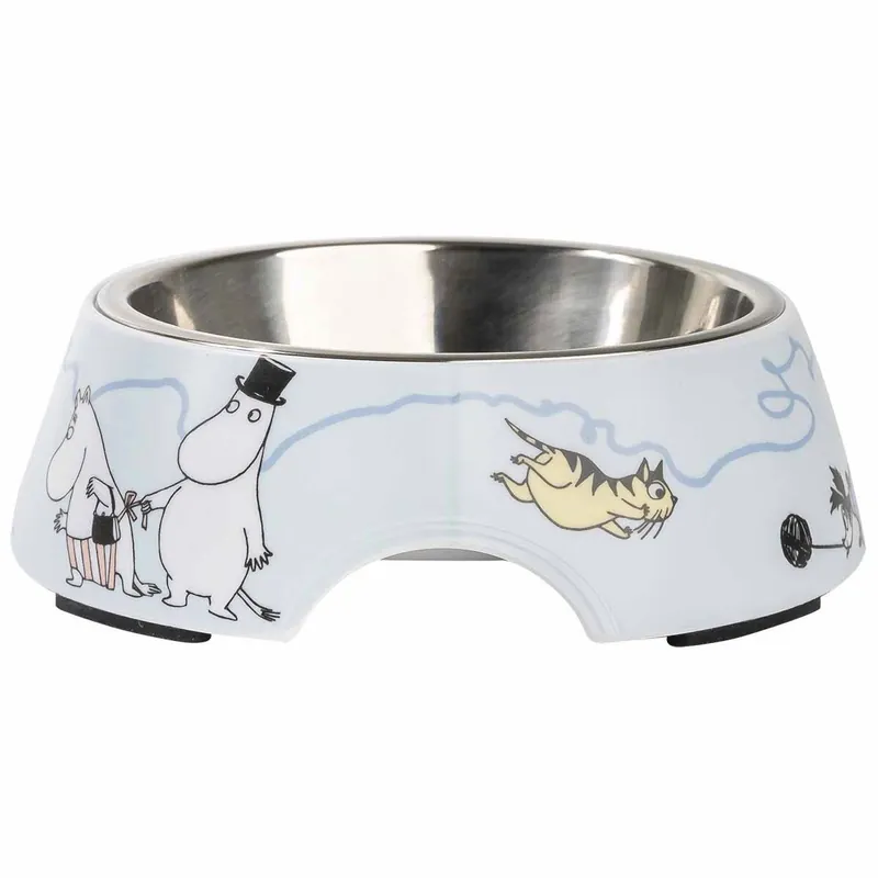 Professionell kvalitet - Moomin For Pets Matskål (S Blå)
