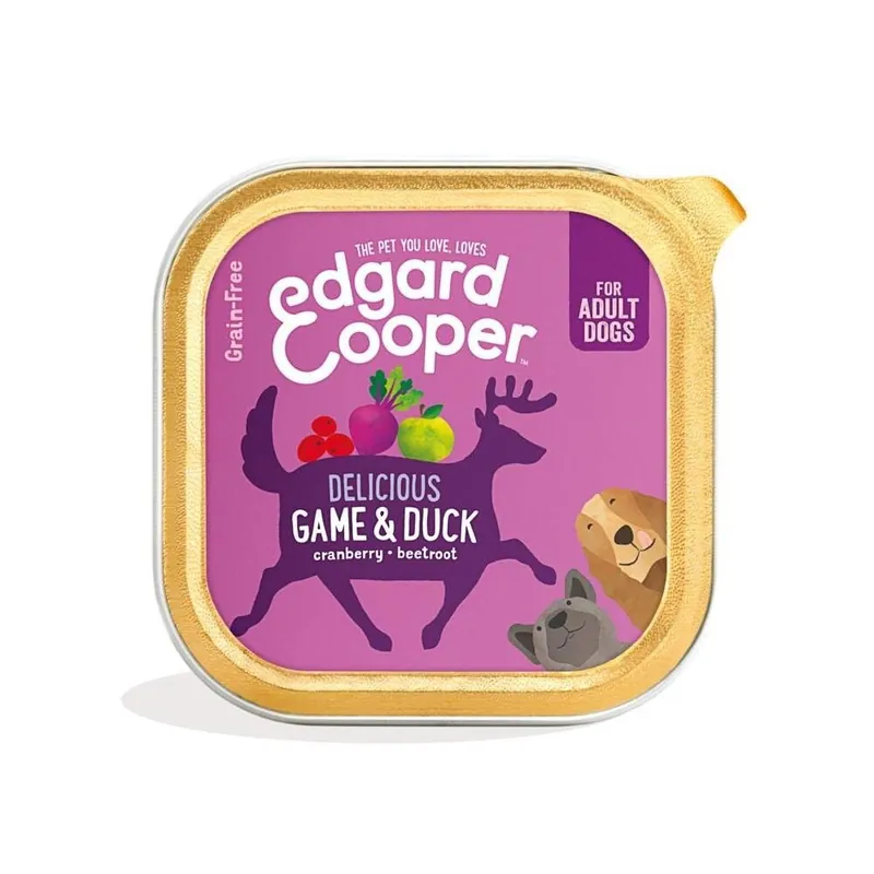 Fyndpris - Edgard & Cooper Dog Game & Duck (300 g)