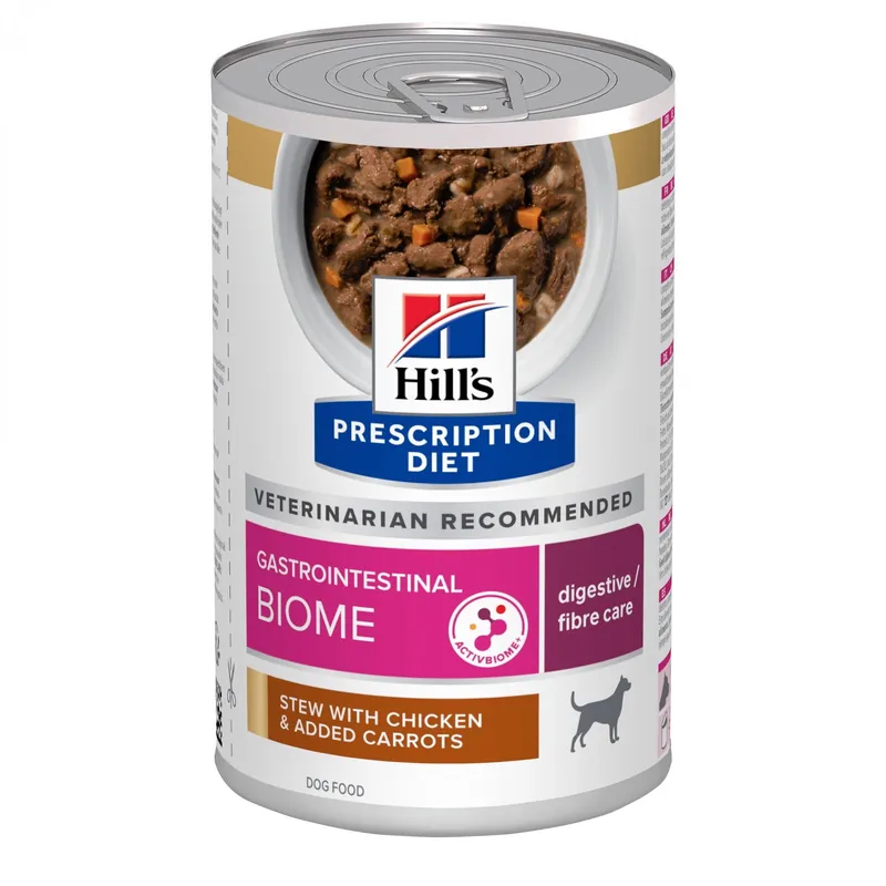 Hill‘s Prescription Diet Canine Gastrointestinal Biome Chicken & Vegetables Stew 354 g - Under begränsad tid