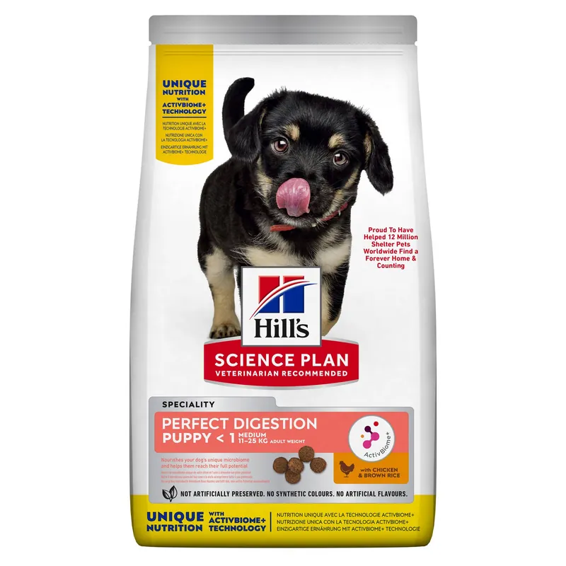 Hill‘s Science Plan Puppy Medium Perfect Digestion Chicken (14 kg) - Rea