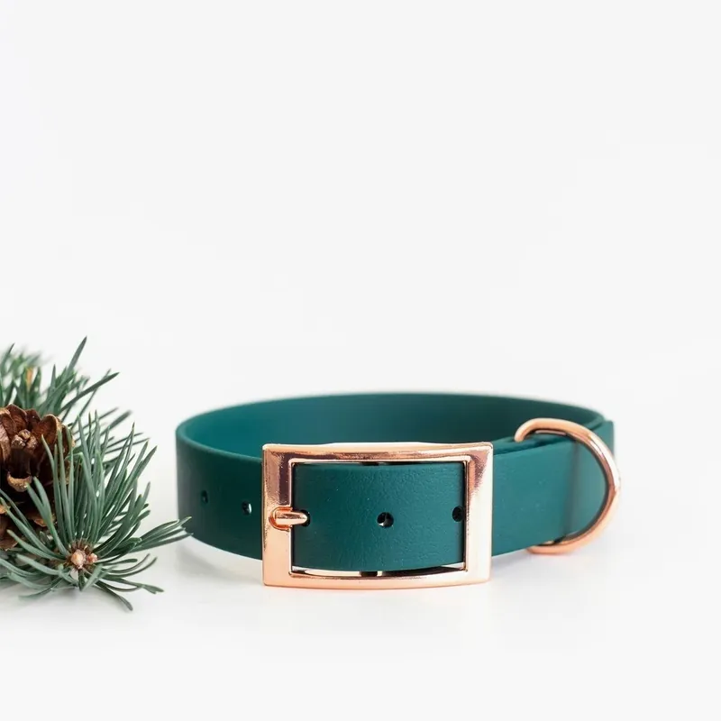 Tillverkarpris - Tyylivoitto Classy Hundhalsband Stor Modell Grön (L)