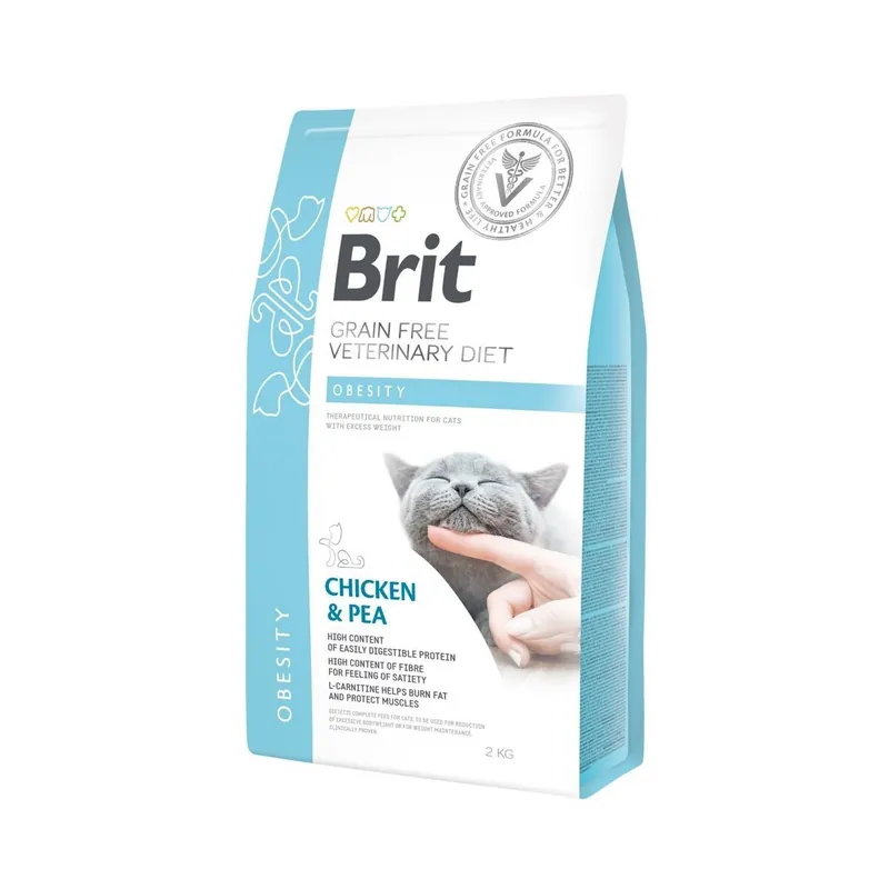 Brit Veterinary Diet Cat Obesity Grain Free (2 kg) | Köp online