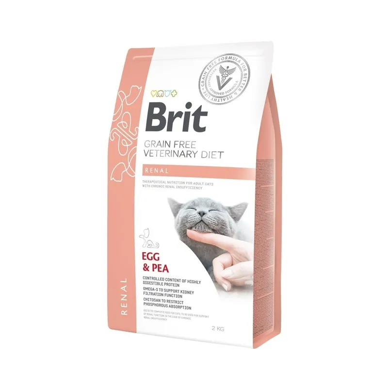 Brit Veterinary Diet Cat Renal Grain Free (2 kg) - Tryggt köp