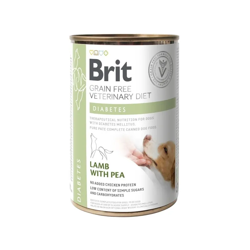 Brit Veterinary Diet Dog Diabetes Grain Free 400 g - Professionell kvalitet