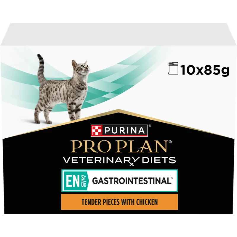 Purina Pro Plan Veterinary Diets Feline EN Chicken Gastrointestinal 10x85 g | Favorit hos kunderna