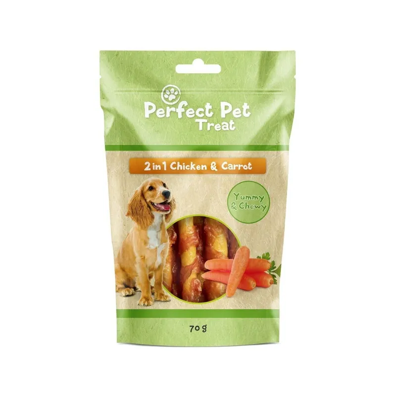 Perfect Pet 2-in-1 Chicken & Carrot 70 g | Direkt från fabriken