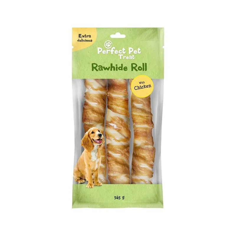 Perfect Pet Tuggrulle Chicken Wrap 26 cm 3-pack - Finns tillgänglig