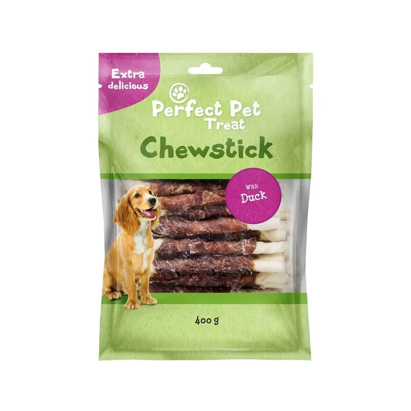 Perfect Pet Duck Wrapped Tuggben 13 cm (400 g) | Prisnedsättning
