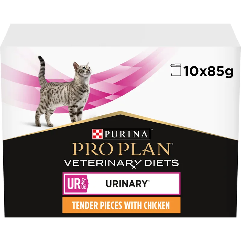Favorit hos kunderna | Purina Pro Plan Veterinary Diet Feline UR Urinary Chicken wet 10x85 g