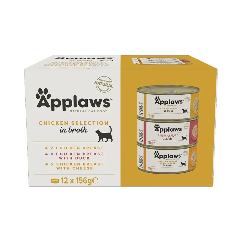 Bara idag - Applaws Selection in Broth Multipack Chicken 12x156 g