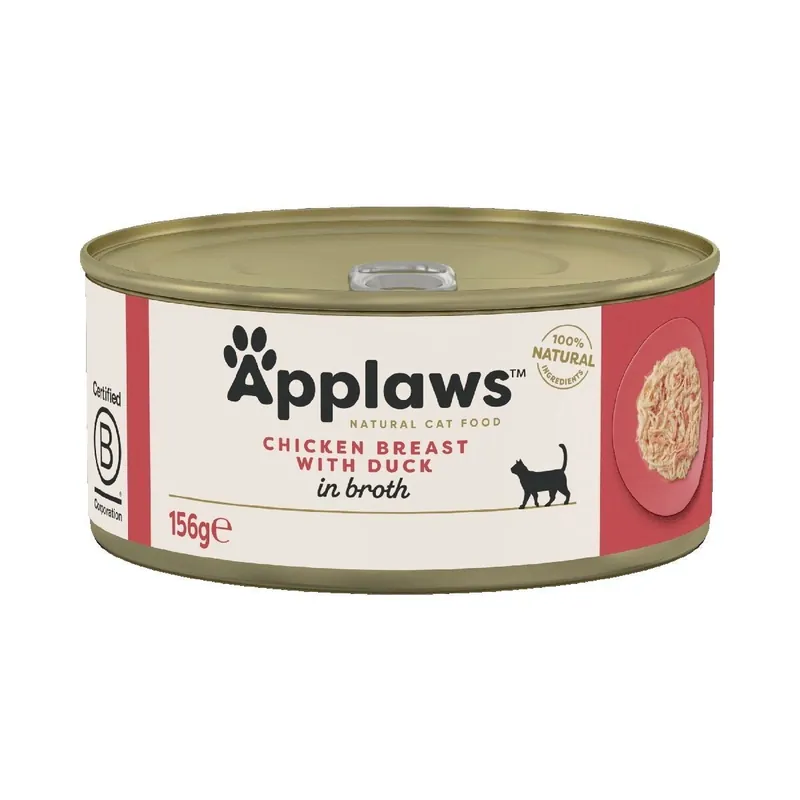 Lågt pris | Applaws Chicken Breast with Duck in Broth 156 g