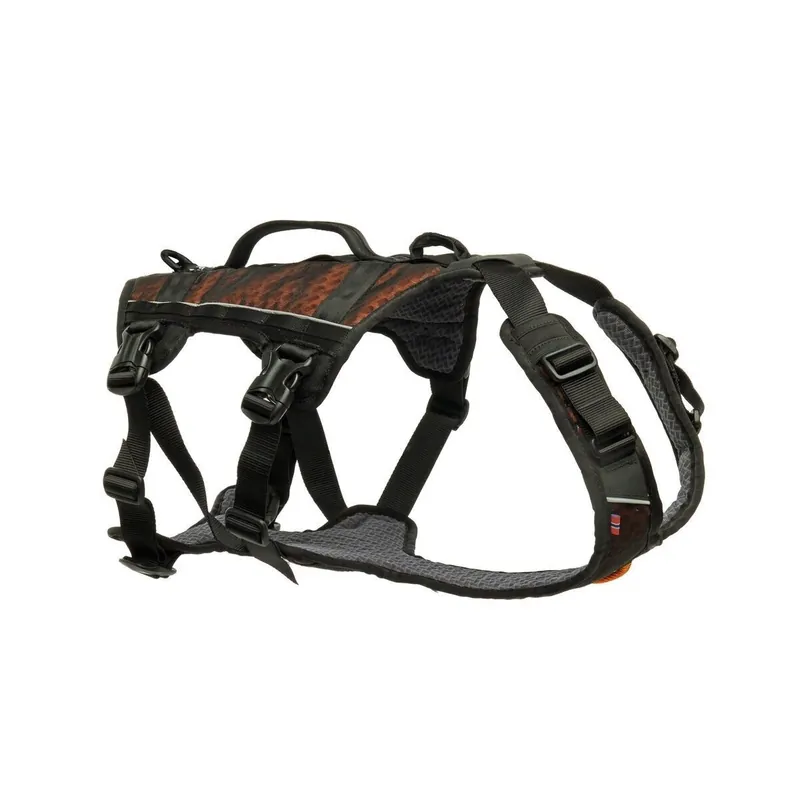 Specialerbjudande | Non-Stop Dogwear Rock Hundsele Lång Svart/Orange (M)