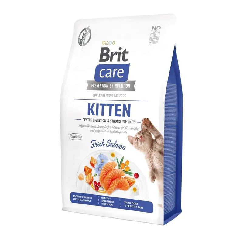 Brit Care Grain Free Kitten Gentle Digestion & Strong Immunity Fresh Salmon (2 kg) | Sänkt pris