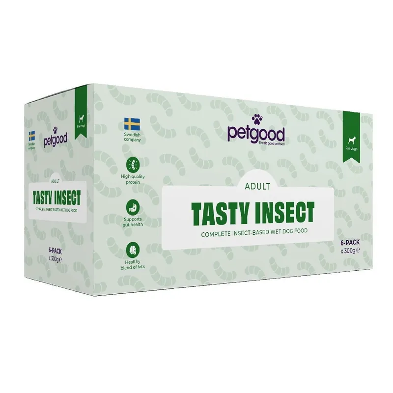 Specialpris | Petgood Adult Våtfoder till Hund med Insektsprotein 6x300g