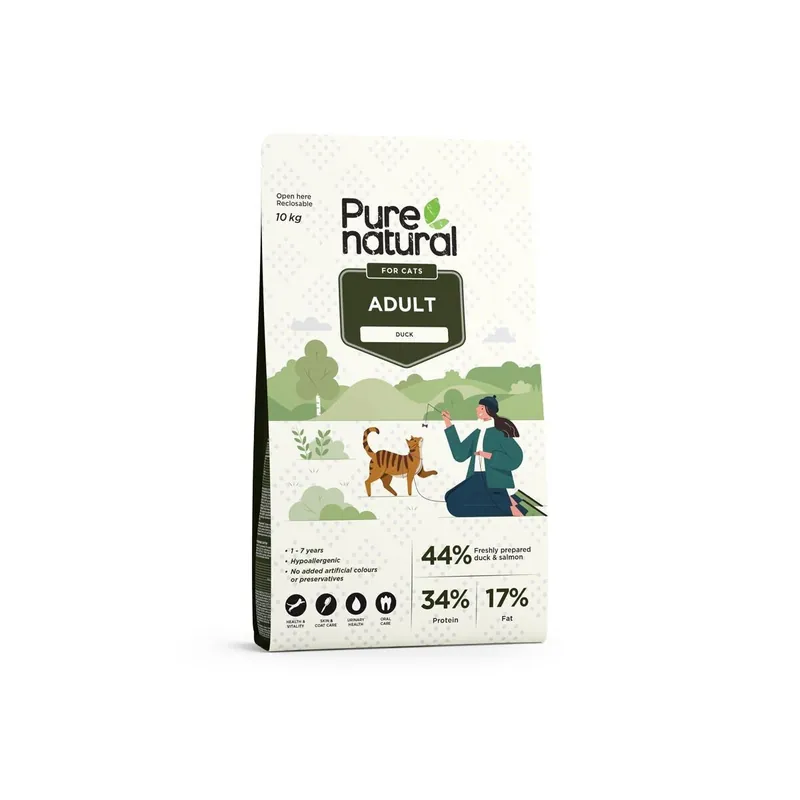 Purenatural Cat Adult Duck (10 kg) - Skaffa nu