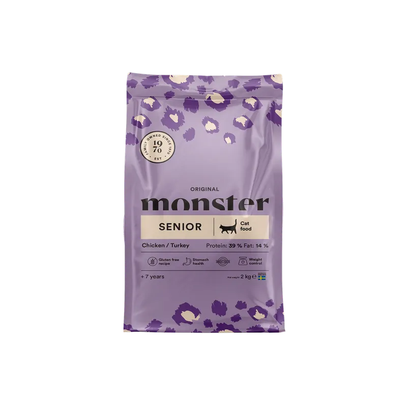 Passa på | Monster Cat Original Senior Chicken & Turkey (2 kg)