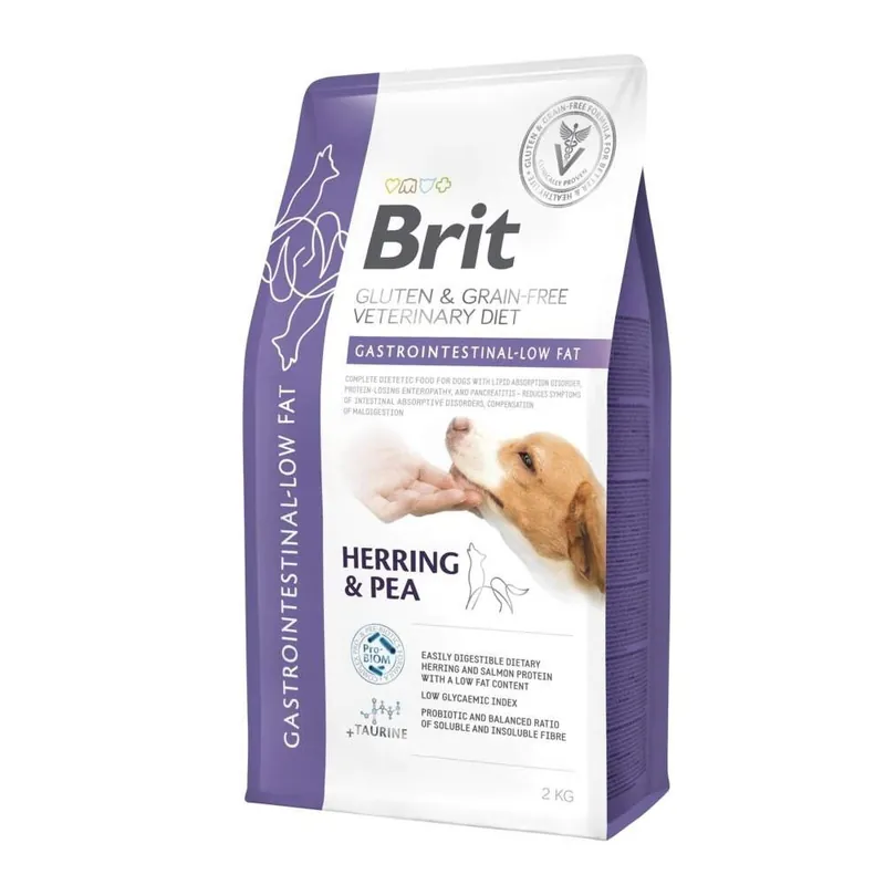 Brit Veterinary Diets Dog Grain Free Gastrointestinal-Low fat (2 kg) | Extra bra pris