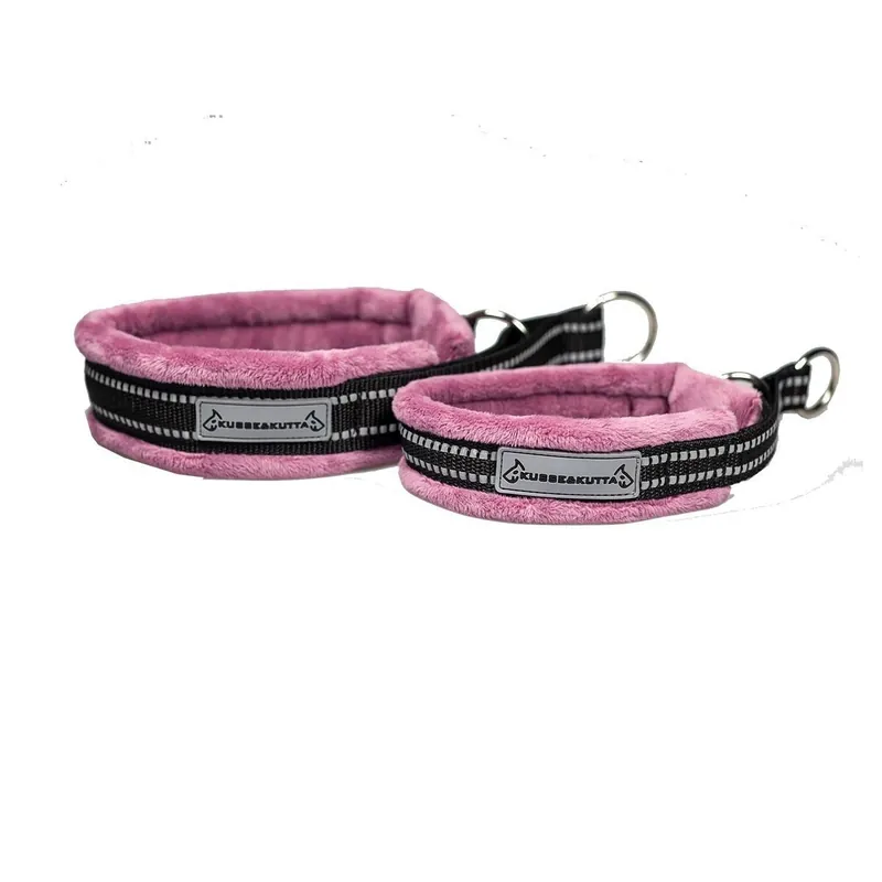 Kusse & Kutta Fluffigt Hundhalsband Rosa (5) | Ta chansen