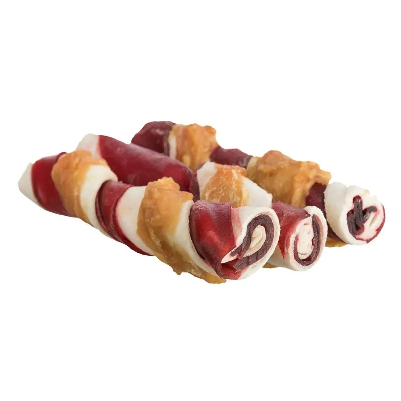 Fyndpris - Trixie BBQ Tuggrulle med Kyckling 3-pack 12 cm