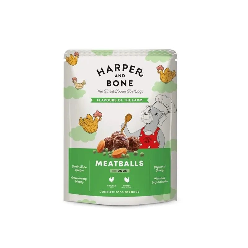 Harper & Bone Dog Pouch Flavours Farm | Tidsbegränsat erbjudande