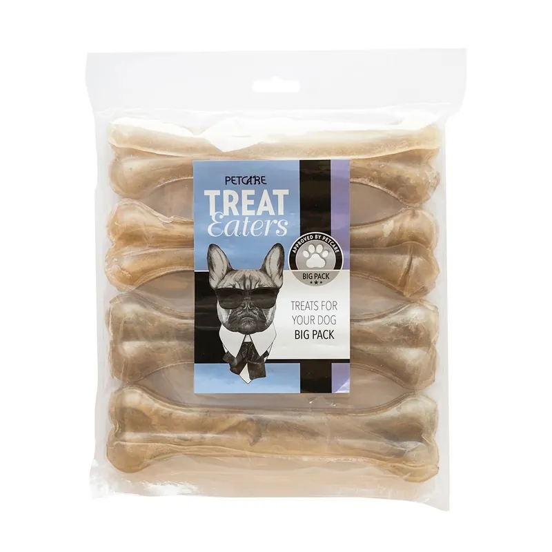 Treateaters Tuggben av pressad Råhud Hundben 4-pack | Spara nu