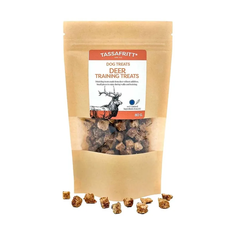 TassaFritt Träningsgodis Hjort 80 g | Kanonpris