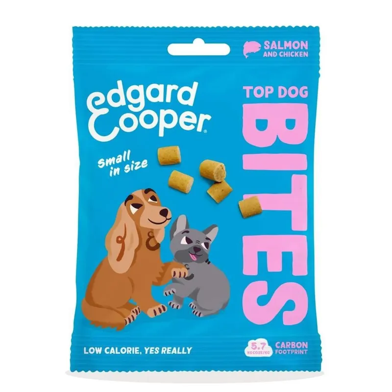 Rea - Edgard & Cooper Top Dog Bites Lax & Kyckling 50 g