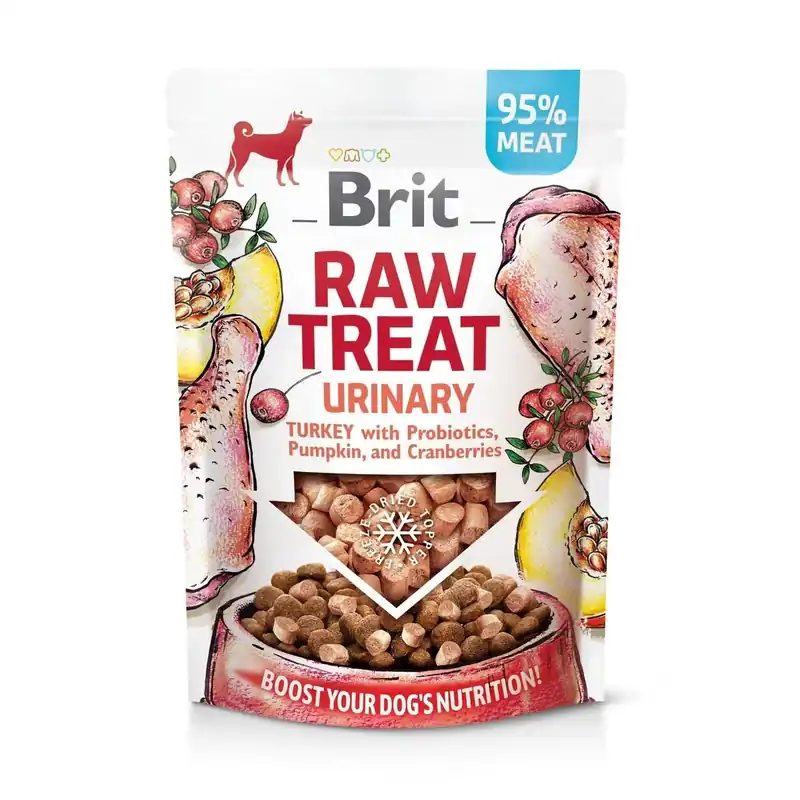 Brit Care Raw Treat Dog Urinary Kalkon 40 g | Extra rabatt