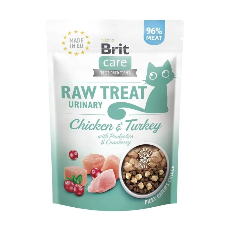 Brit Care Raw Treat Cat Urinary Kyckling & Kalkon 40 g - Köp idag