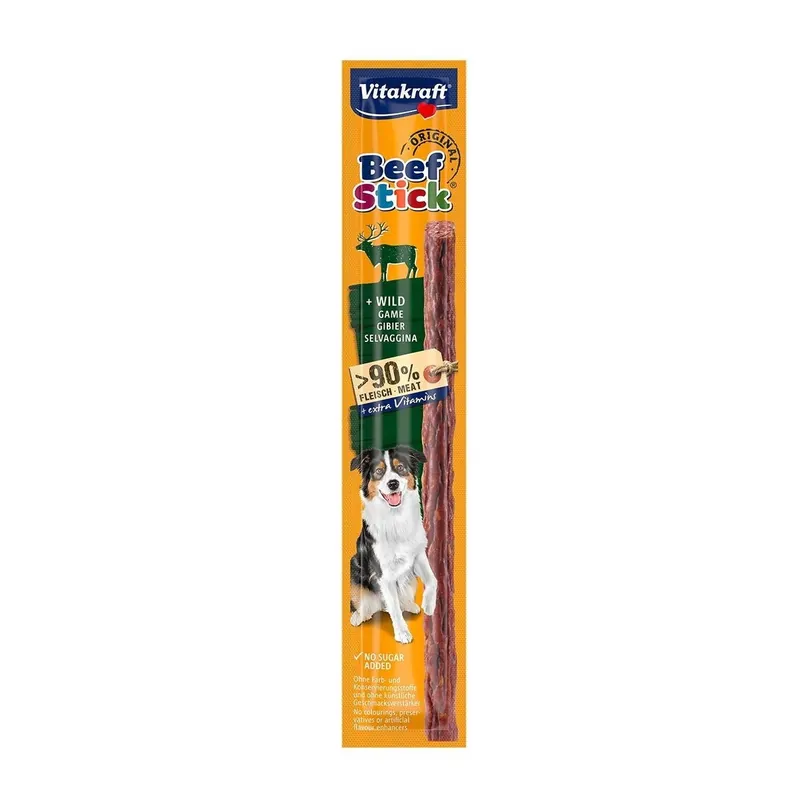 Vitakraft Beef-Stick Venison 12g | Enkel retur
