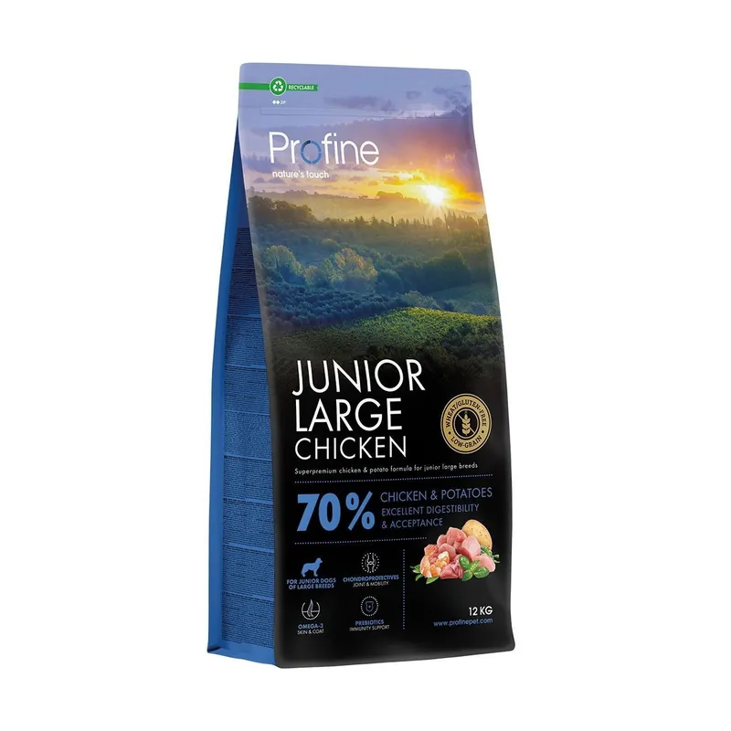 Profine Dog Junior Large Chicken 12kg - Spara mer