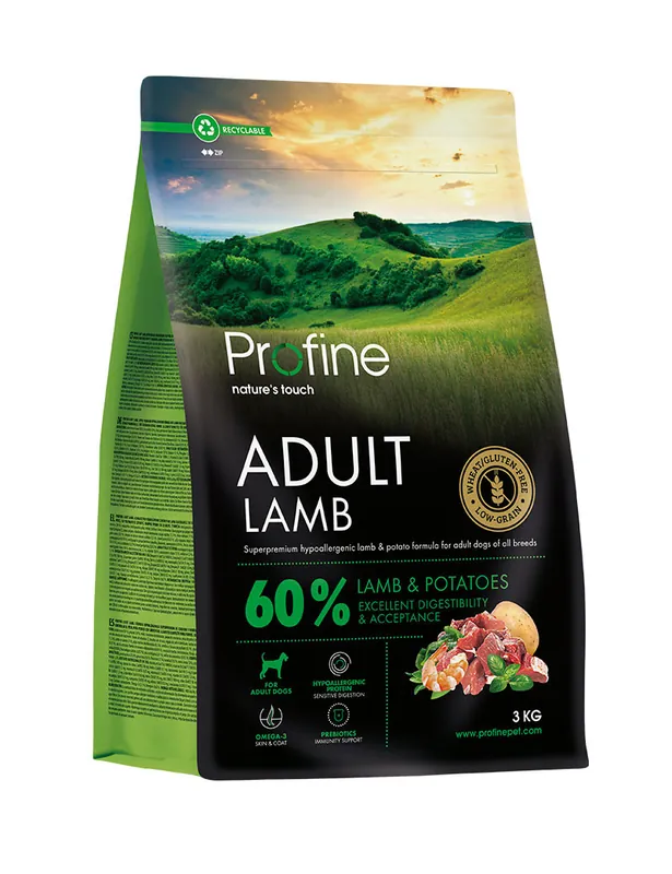 Profine Dog Adult Lamb (3 kg) - Bra pris