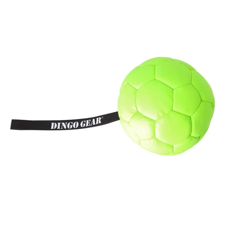 Snart slut - Dingo Gear Eco Hundboll med Handtag 18 cm (Grön)