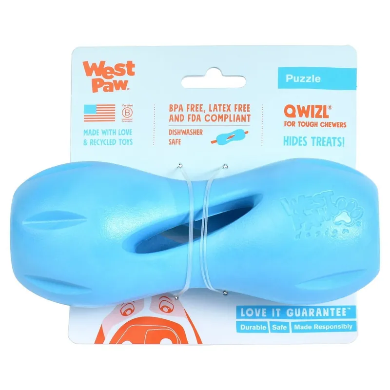 West Paw Qwizl Blå 1-pack (14 cm) | Hög kvalitet