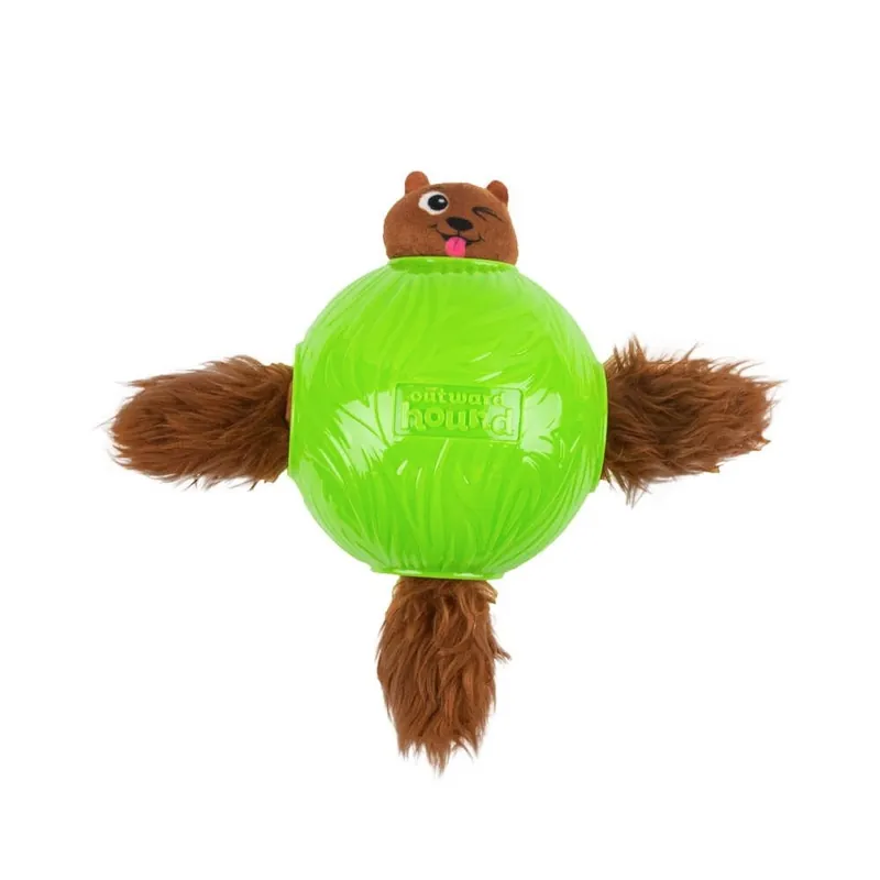 Storsäljare | Nina Ottosson Snuffle N’ Treat Ball Aktiveringsboll med Ekorrar Small