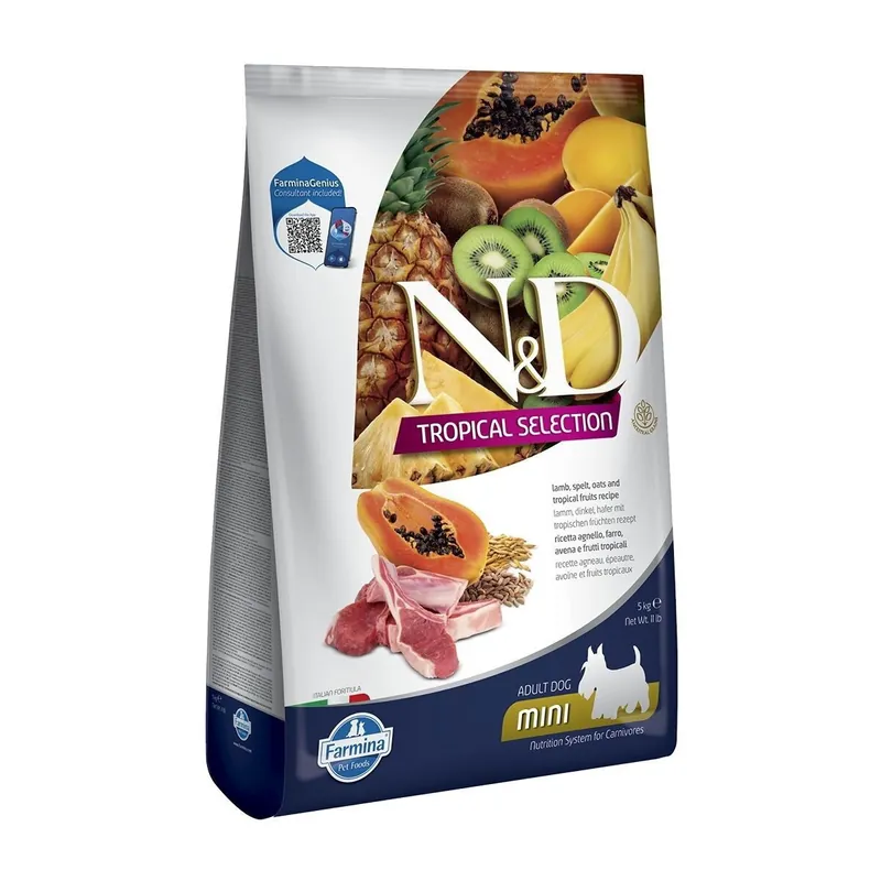 Farmina N&D Dog Tropical Lamb Small 5 kg (5 kg) - Bra pris