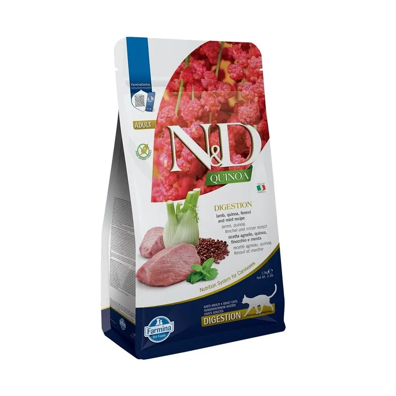 Farmina N&D Quinoa Cat Digestion Lamb 1,5 kg | Expressleverans