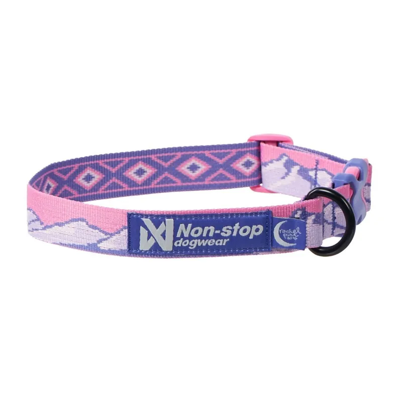 Missa inte erbjudandet | Non-stop Dogwear Trail Quest Rachel Pohl Hundhalsband Rosa/Lila (L)