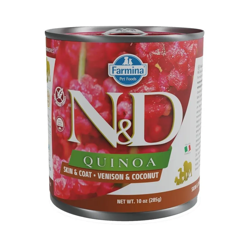 Farmina N&D Dog Quinoa & Venison 285 g - Så länge lagret räcker