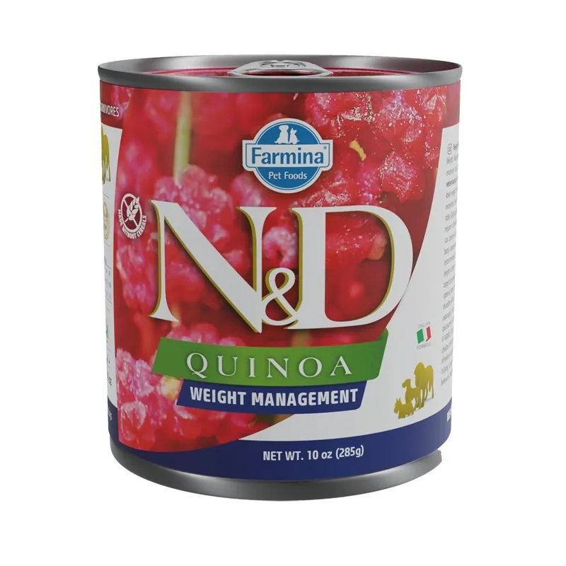 Farmina N&D Dog Quinoa Weight Management 285 g | Professionell kvalitet