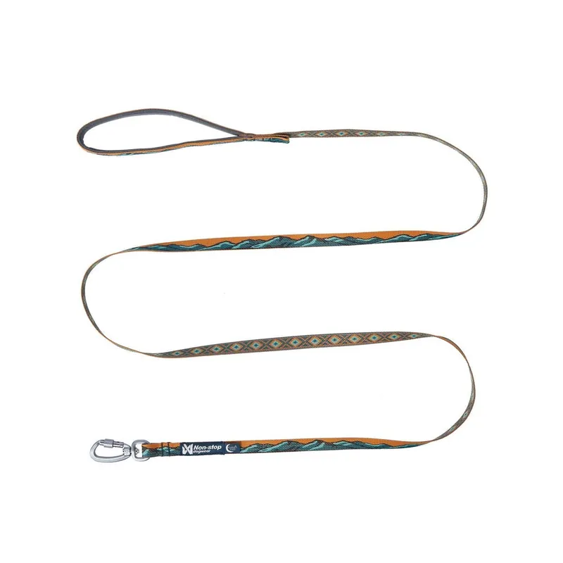 Precis lanserat - Non-stop Dogwear Trail Quest Rachel Pohl Hundkoppel Brunt 15mm/2m