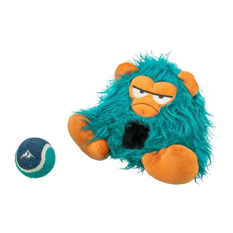 Försäljningssuccé | Trixie Mjukisdjur Monster med Tennisboll Blå 25cm