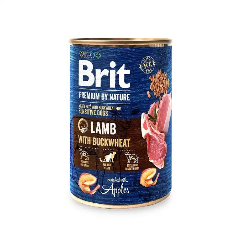 Brit Premium by Nature Dog Lamb with Buckwheat 400 g - Rekommenderas