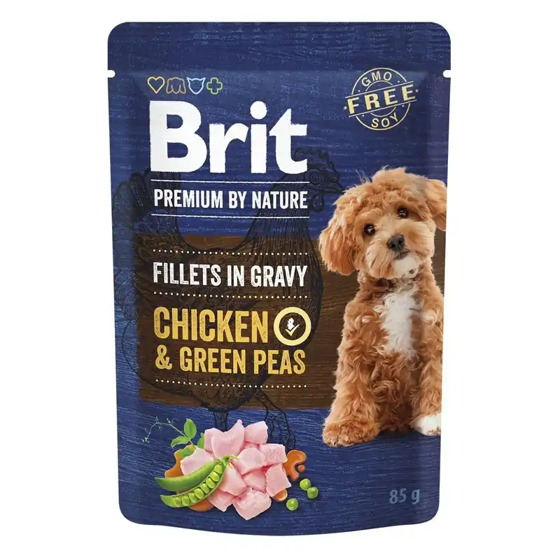 Mycket uppskattad | Brit Premium by Nature Dog Chicken & Green peas 85 g
