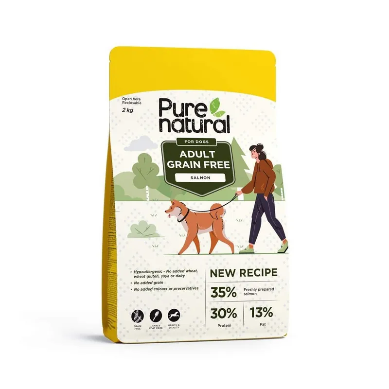 Utförsäljning - Purenatural Dog Adult Grain Free Salmon (2 kg)