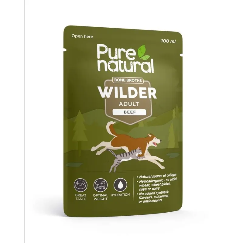 Populärt just nu - Purenatural Wilder Bone Broths Beef 100 ml