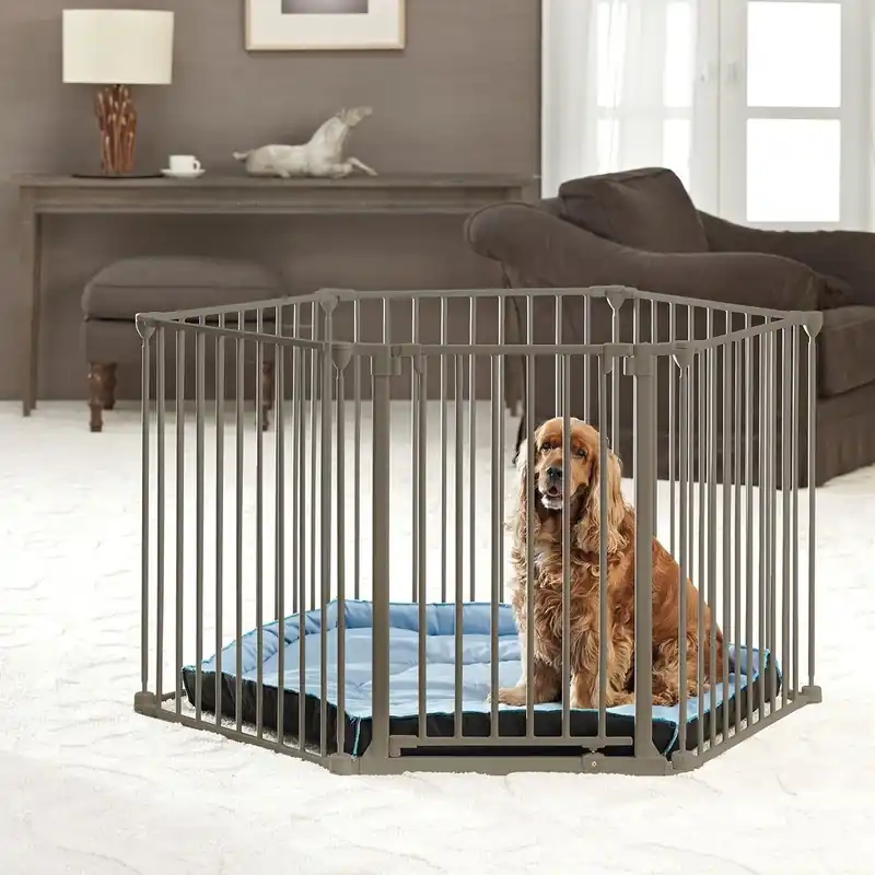 Savic De Luxe Valphage/Hundgrind 6 Paneler Ljusbrun | Ny lansering