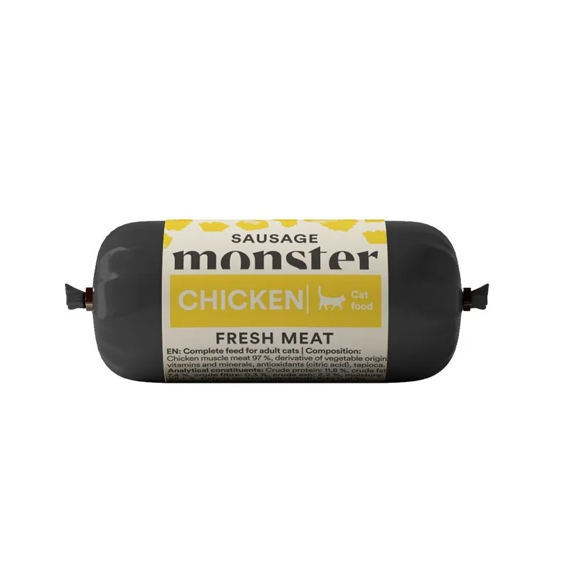 Monster Cat Sausage Chicken 80 g - Kanonerbjudande